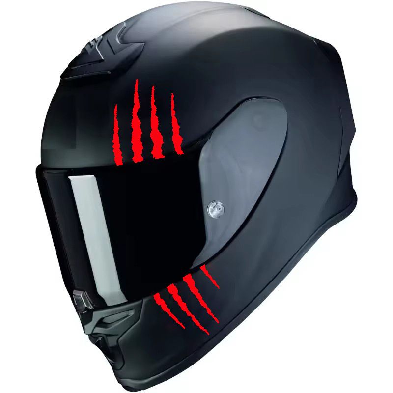 Helmet Stickers Monster Ghost Claw Line Stripes DIY Motorcycle Tank Scooter Body Decoration_voghion.com
