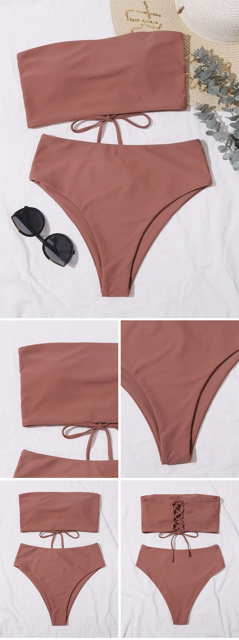 Női ruházati cső felső szexi nyomott bikini női fürdőruha_voghion.com