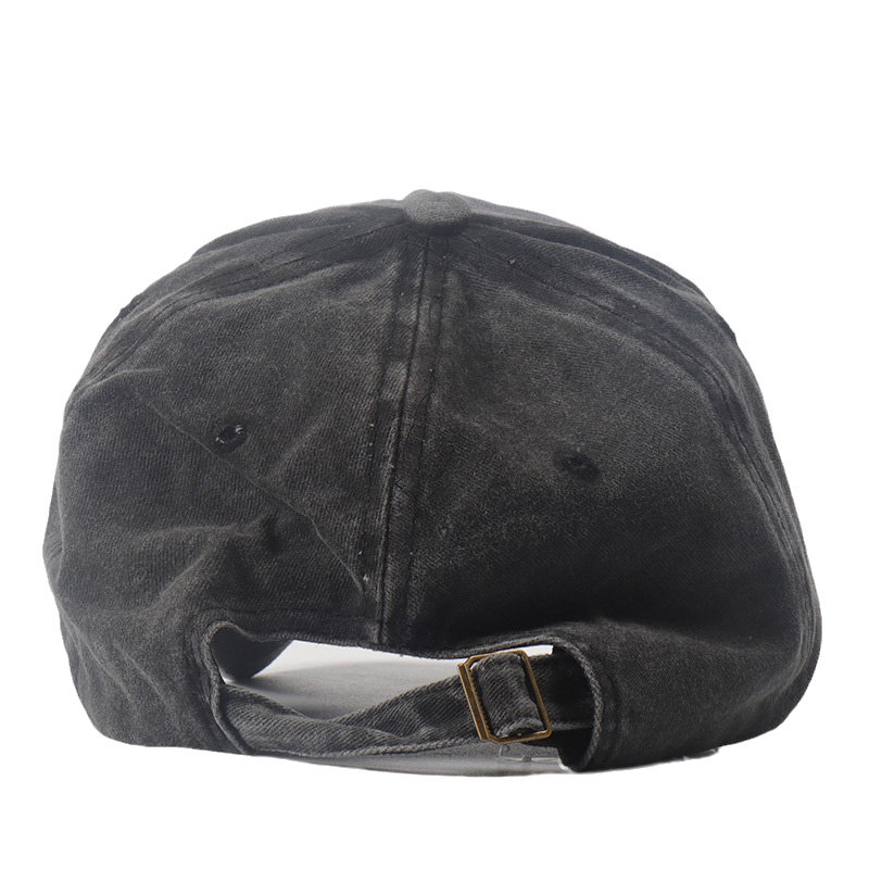 Bonés Snapback Masculinos de Algodão Lavado, Bonés Vintage Femininos com Bordado de Grafite, Chapéu de Cowboy Masculino, Gorros Esportivos_voghion.com