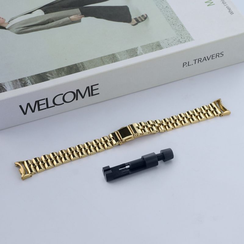 Rostfritt stålarmband för Xiaomi Band 9 8 metallarmband för MiBand9 Miband8 klockarmbandsersättning Sport Link armband Correa_voghion.com