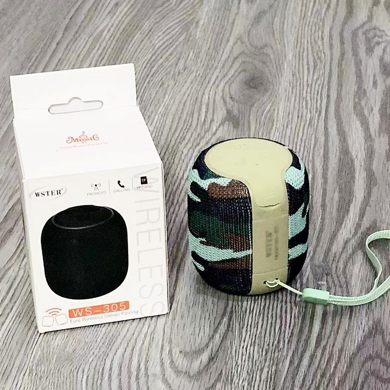 WS-305 New Wireless Bluetooth Mini Outdoor Portable Sound Cannon Insert Card Large Volume Small Speaker Gift_voghion.com