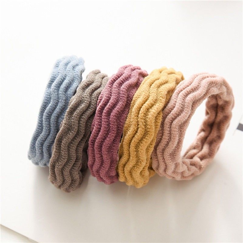 5/10/20pcs Delle Ragazze Delle Donne Fasce Elastiche Coda di Cavallo Titolare Cravatte Fascia Onda Fascia Chic Scrunchie Accessori Per Capelli Ornamenti_voghion.com