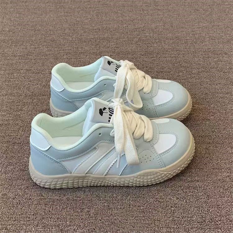 Niche Breathable Moral Training Shoes Women's Little White Shoes Show Feet Small Sports And Leisure Board Shoes_voghion.com