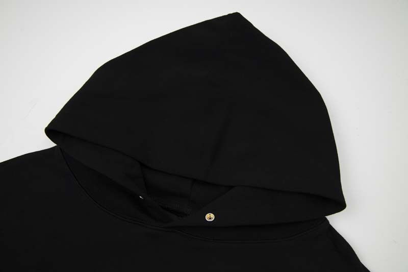 Felpa con cappuccio sottile casual da strada alta con cappuccio stampato da uomo con grande squalo bianco_voghion.com