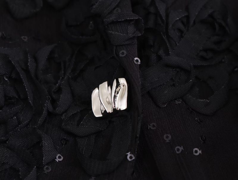 Abbigliamento donna autunno/inverno 2024 nuovo set pantaloni semitrasparenti con perle_voghion.com