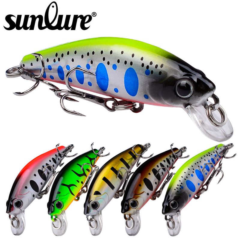 Long Casting Sinking Minnow Lua 5.6cm 6.8g Freshwater Bass Lure Bionic Plastic Hard Bait Fishing Gear_voghion.com