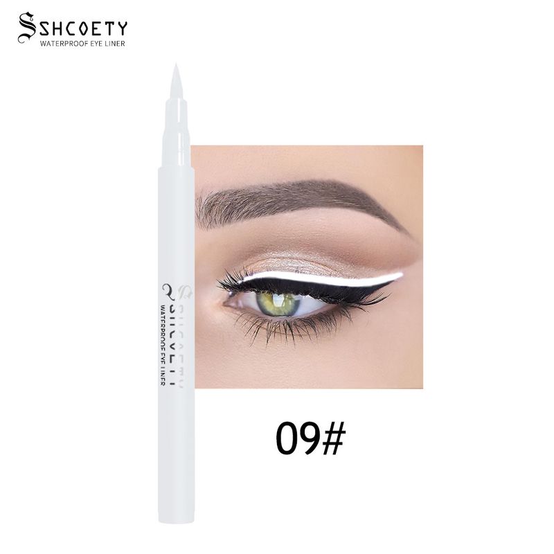 Crayon eye-liner liquide coloré SHCOETY, résistant aux bavures, mat, longue tenue, waterproof_voghion.com