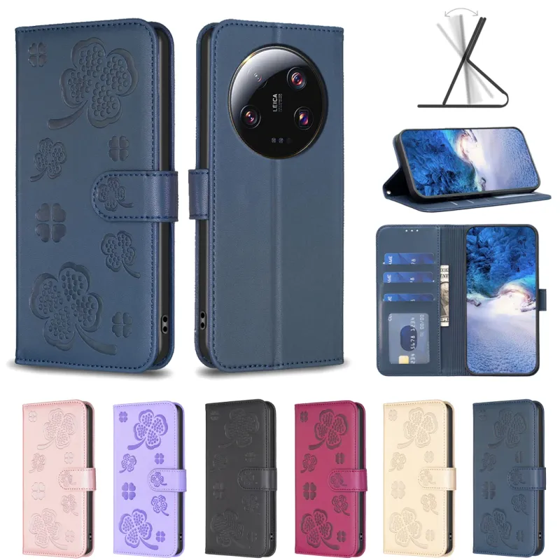 Card Slot Stand Wallet Magnetic Buckle Flip Leather Case for Xiaomi 12 13T 12T 13 Ultra 11 Lite X5 Poco X3 11i Cover_voghion.com