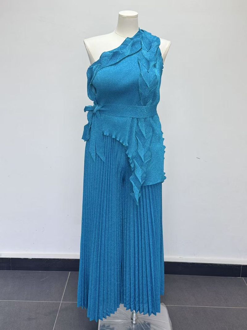 Women's Clothing Banquet Off Shoulder Light Luxury High End Dress Two Piece Suit_voghion.com