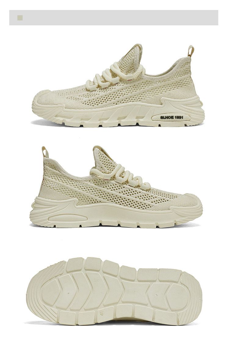 Coconut Shoes Men's Shoes Hollow Mesh Shoes Men's Versatile Sports Shoes Casual Dad Shoes Men_voghion.com