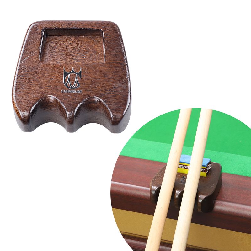 Desktop Source Solid Wood Billiard Rack Cue Rest Wholesale Two-Position Luxury Feel Billiards_voghion.com
