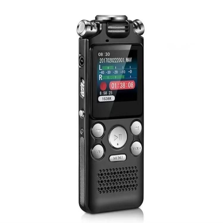 8822 HD Digital MP3 Player With Dual Mic Recording, Noise Reduction, Portable Walkman Music Player For Professional Audio_voghion.com