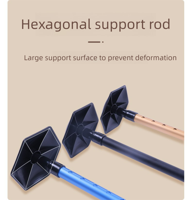 Rod Three Four Sections Retractable Aluminum Alloy Golf Support Prevents Bag Deformation_voghion.com