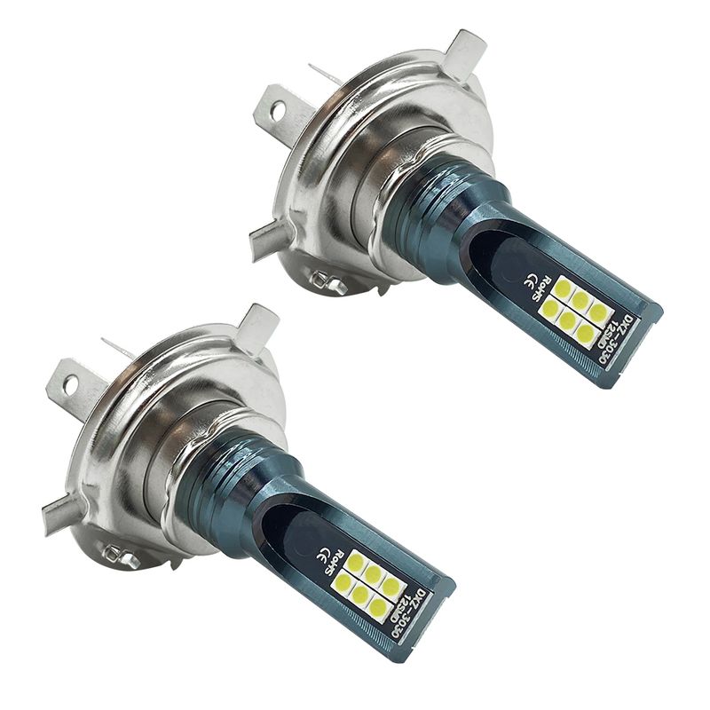 2Pcs H4 H7 LED Headlight H11 H8 H9 H10 H1 H3 Car Fog Light Bulbs 9005 9006 Auto Driving Running Lamps 12000LM 80W 12V_voghion.com