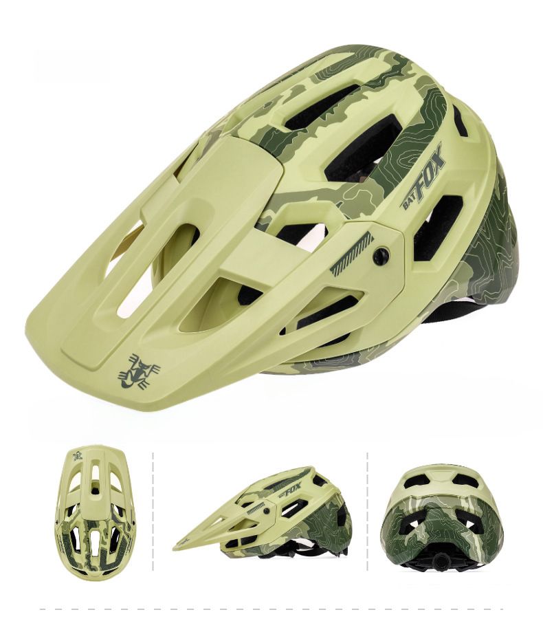 BATFOX cross-border cycling helmet mountain bike road skateboard helmet MTB men and women off-road helmet_voghion.com