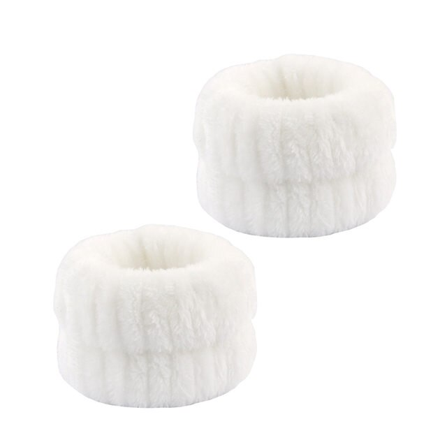 2 tk käepaela näo pesemiseks, pehme mikrokiust randme higipael, korduvkasutatav meigirätik, randmetüdrukute elastsed dušipaela peapaelad_voghion.com