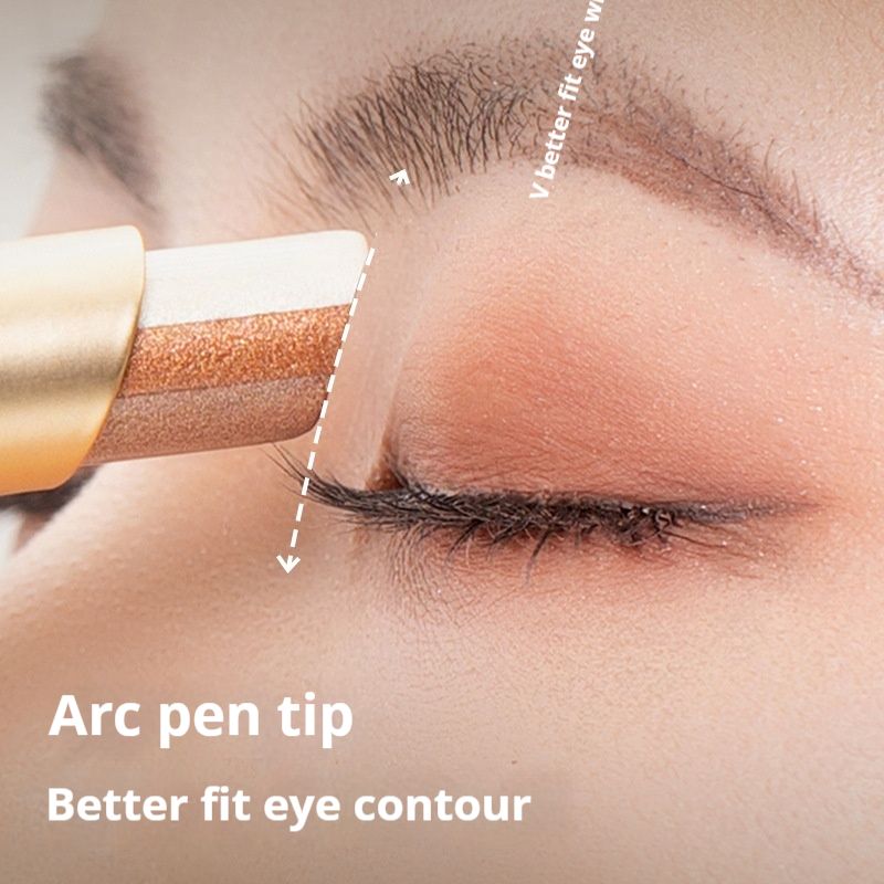 Perlglanz-Lidschattenstift, kein fliegendes Puder, kein Abschminken, Lidschatten-Make-up_voghion.com