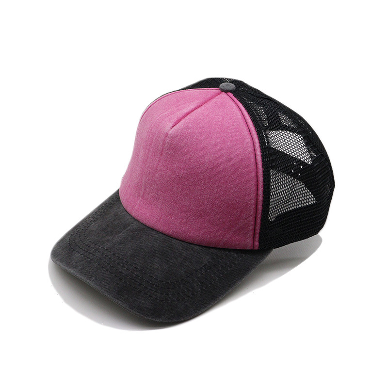 New Custom  Mesh Baseball Cap for Women Men Embroidery Picture Print Hat Summer Sun Hats Unisex Fluorescence Snapback_voghion.com
