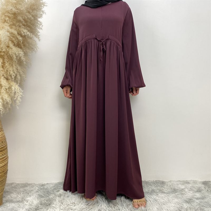 Abaya preta solta para mulheres, quimono muçulmano, dubai, com zíper frontal, vestido longo marroquino, jalabiyat, árabe, eid, kaftan feminino_voghion.com