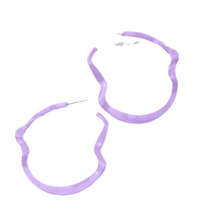 New Irregular Geometric Metal Stud Niche Design Statement Exaggerated Drop Earrings Jewelry For Women_voghion.com
