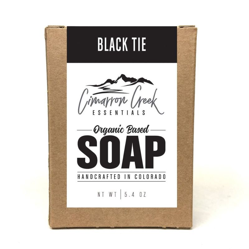 Black Tie Organic Bar Soap 5.4oz_voghion.com