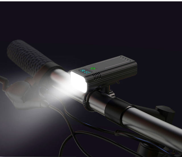 NEWBOLER Fahrradlicht 4800 Lumen USB aufladbar regenfest MTB Fahrradlicht Set mit 2 Halter 10000mAh Taschenlampe Fahrradzubehör_voghion.com