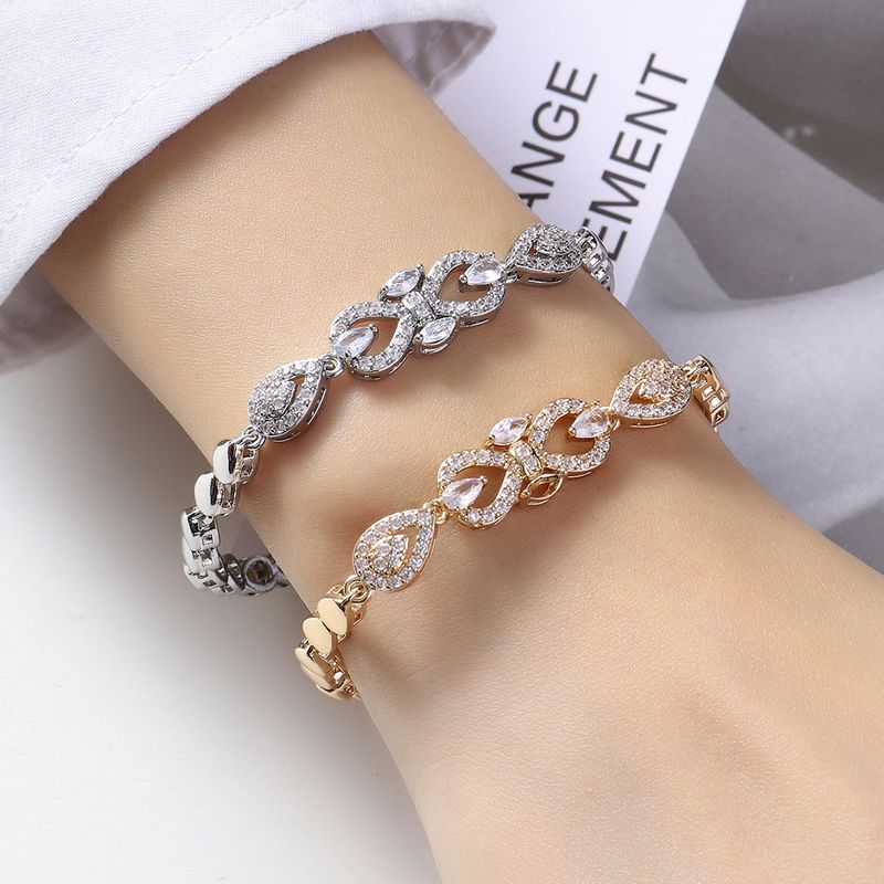 Buntes eingelegtes Diamantarmband für Frauen, trendige Persönlichkeit, vergoldet, leichtes Luxus-Hip-Hop-Nischendesign, Damen_voghion.com