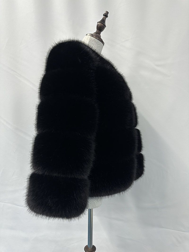 nuovo cappotto di pelliccia di volpe con cuciture calde alla moda femminile_voghion.com
