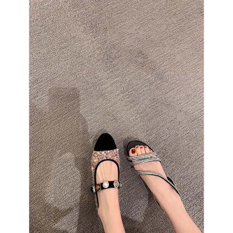 Chaussures simples Mary Jane Chaussures de mariage pour femmes_voghion.com