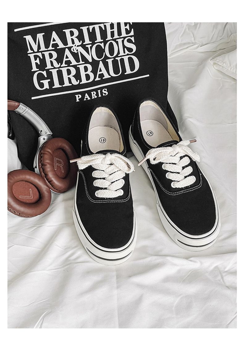 2025 nové studentské nízké plátěné boty, sportovní a volnočasové skateboardové boty, výklenkový design, pánské boty s otevřenou pusou X210_voghion.com