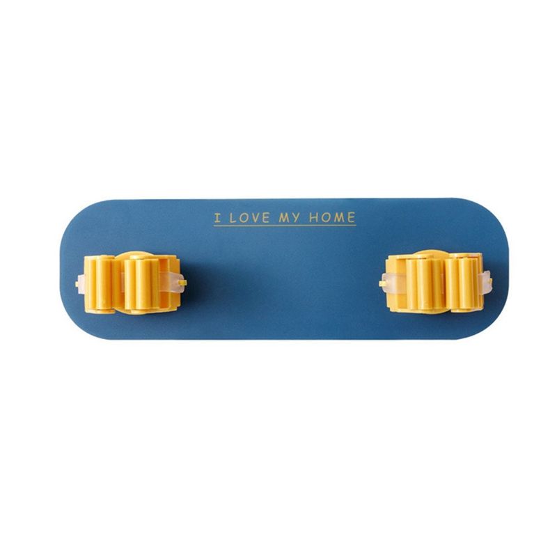 4 pezzi Supporto per scopa a doppia testa da parete per mocio da bagno, supporto per scopa, organizer per mensola, utensili da cucina e bagno_voghion.com