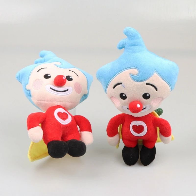 25cm Cute Plim Plim Clown Plush Toy Cartoon Stuffed Plush Doll Animation Figure Plushie Anime Soft Gift Toys for Kids Birthday_voghion.com