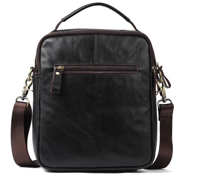 Borsa a spalla singola/a tracolla da uomo in vera pelle Borsa da uomo in pelle di vacchetta con strato superiore in pelle cerosa. Borsa pinepoxp_voghion.com