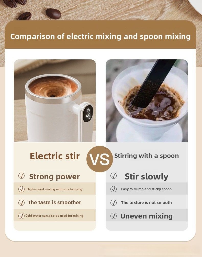 New Model Automatic Stirring With Insulation, Intelligent Temperature Measurement, Magnetic Electric Portable Coffee_voghion.com