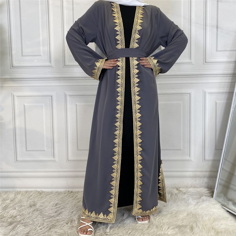 Turkey Kaften Hijab Muslim Prayer Clothes Pure Color Caften Evening Dress Islamic Product Burka Saudi Black Abayas Women African_voghion.com