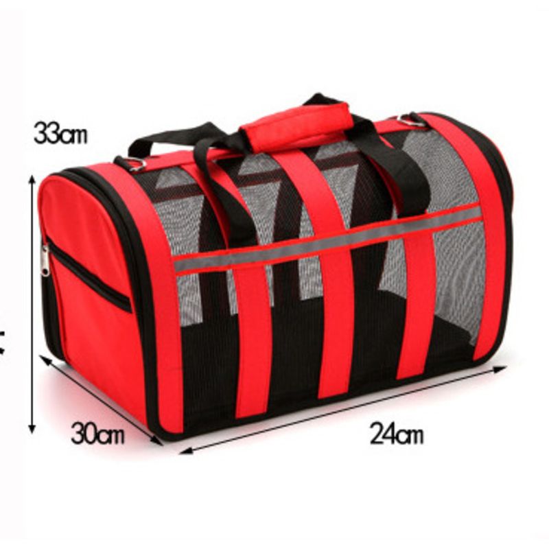 Foldable Breathable Pet Backpack Teddy Portable Carrier Travel Cat Dog Bag_voghion.com