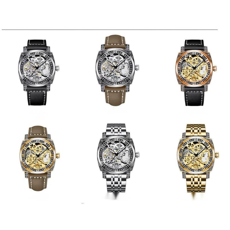 Brittiskt märke med urholkad klassisk affärsklocka för män med precisionsstålbälte_voghion.com