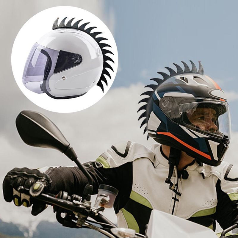 Motorcycle Modification Accessories, Helmet Decoration Strip, Cockscomb Head, Horns, Personalized Stickers_voghion.com