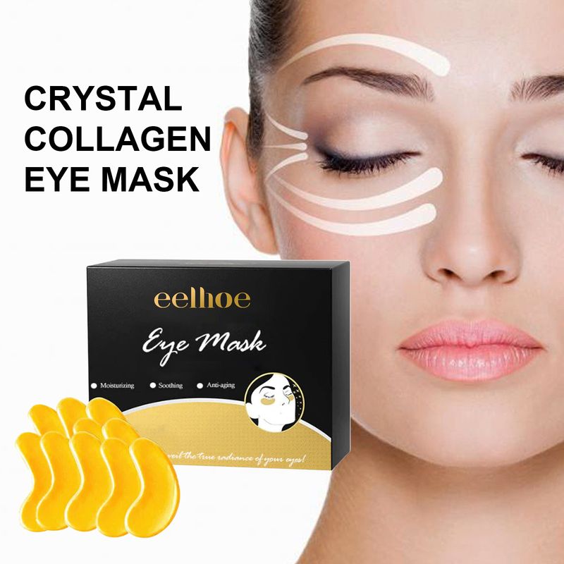 EELHOE Crystal Collagen spendet der Haut um die Augen Feuchtigkeit, reduziert feine Linien, strafft und hebt die Augenmaske_voghion.com