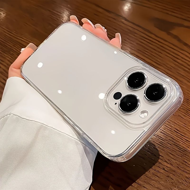 Coque De Téléphone En Acrylique Transparent Ultra Fine, Étui Arrière Transparent Antichoc Pour17 16 15 14 Plus 13 12 11 Pro Max_voghion.com