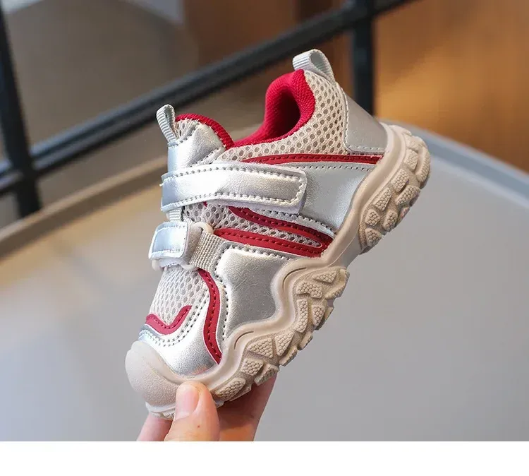 Zapatillas de deporte transpirables para niños y niñas, de otoño 2024, nuevas, ligeras, suaves y versátiles_voghion.com