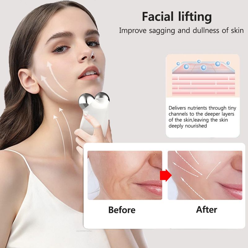 Gesichtsmassagegerät, Vibrationsmassagegerät für das Gesicht, EMS-Instrument, Lifting, Anti-Aging, elektrische Mikro-Gesichtsströme, Doppelkinnreduzierer_voghion.com