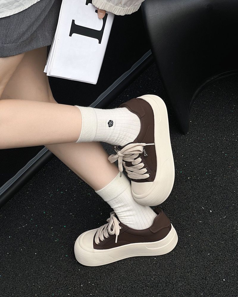 2025 Fall/Winter New Women's Lightweight Genuine Leather Casual Shoes Stylish Versatile_voghion.com