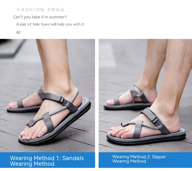 Men's Ladies Slippers Thongs Pool Travel Rubber Synthetic Quick Drying Slides_voghion.com