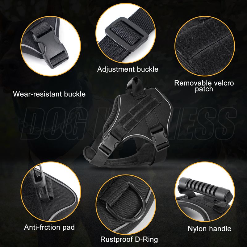 Collare grande pettorina guinzaglio per cani da esterno gilet per passeggiate abbigliamento_voghion.com