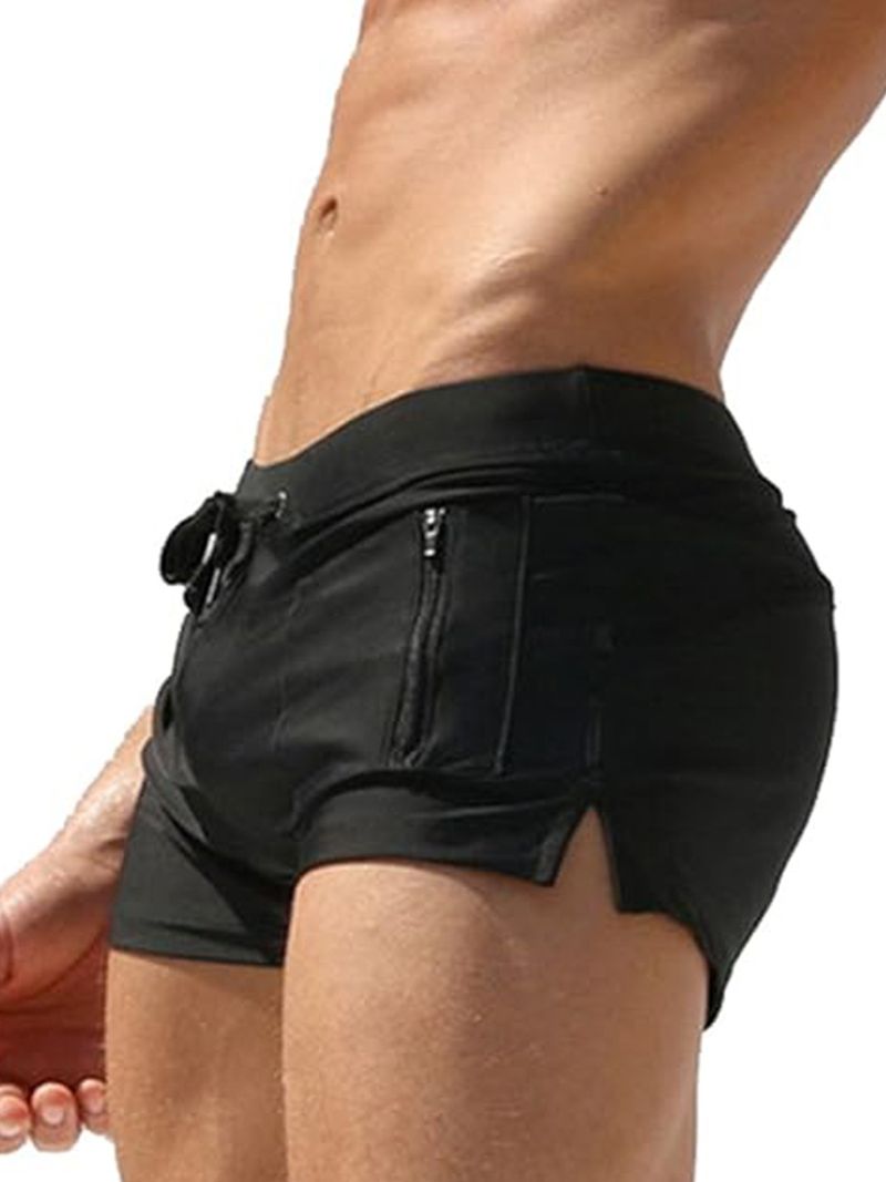 Boxer de plage à cordon de serrage pour homme, nouveau, tendance et simple, à la mode_voghion.com