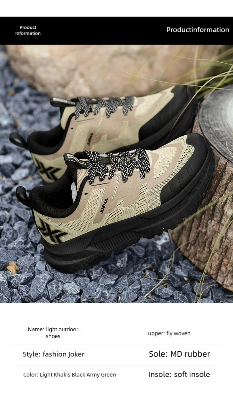 Herren Wanderschuhe Wildleder Leder Outdoor Schuhe Verschleißfeste Männer Trekking Wandern Jagd Taktische Turnschuhe_voghion.com