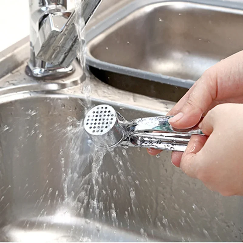 Küche Zink Legierung Stahl Knoblauch Smasher Squeezer Manuelle Presse Schleifen Werkzeug Küche Zubehör Küche Gadgets Und Zubehör_voghion.com