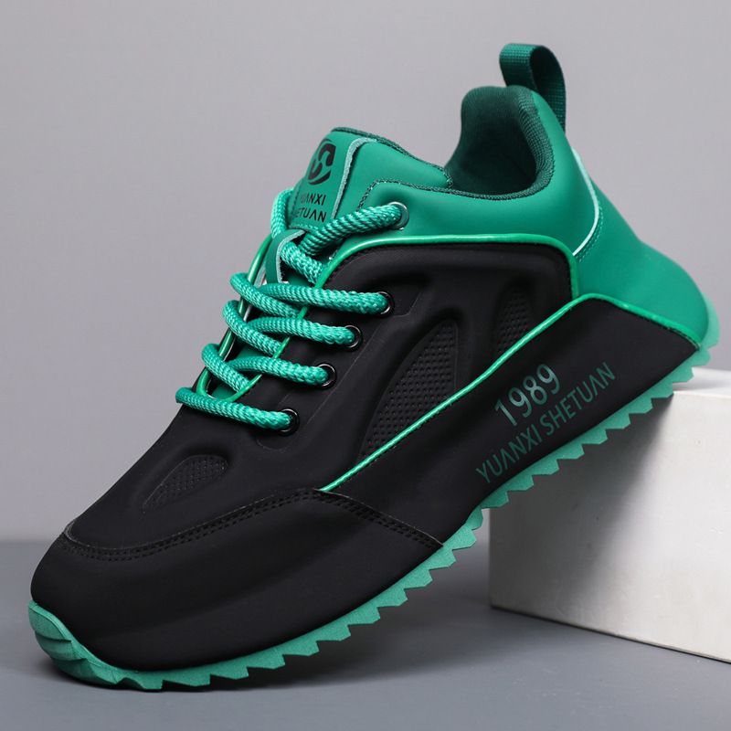 Unschlagbare Qualität Herren Herbst Marke High-End Vielseitig Casual Sport Laufhöhe Erhöhung Tasche Sohle Schwarz Dad Trendy Schuhe_voghion.com