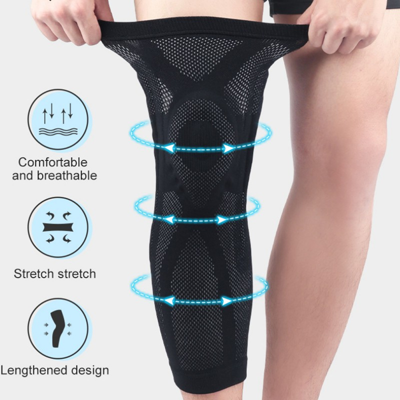 PCS Sports 1 Knee Brace Support Lengthen Leg Compression Sleeve Knee Protector for Joint Pain Relief & Inj_voghion.com